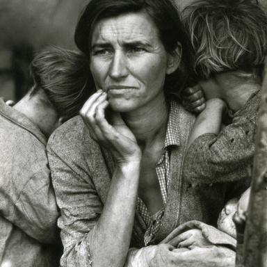 Dorothea Lange, Migrant Mother, Nipomo, California, 1936 © Library of Congress / Courtesy Howard Greenberg Gallery